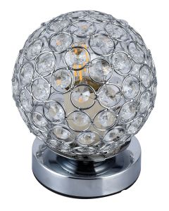 TLC 3459-CR ΠΟΡΤΑΤΙΦ ΜΠΑΛΑ ΧΡΩΜΙΟ ΜΕ ΚΡΥΣΤΑΛΛΑ 1ΧΕ27 ARlight 0244072