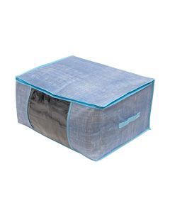 Θήκη Αποθήκευσης 60x45x30cm Υφασμάτινη με Διπλό Φερμουάρ Ciel Non Woven Estia Home Art 03-5726