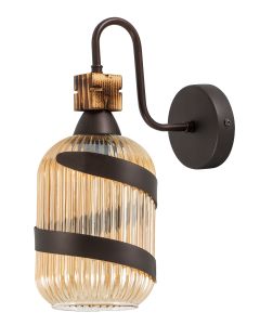 WLA 136 ΗΝ ΑΠΛΙΚΑ ΡΟΥΣΤΙΚ ΜΕ ΛΑΜΑ ΓΥΑΛΙ ΜΕΛΙ 1xΕ-27 40W ARlight 0308258