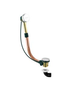 Αυτόματη βαλβίδα μπανιέρας Chrome 048-100