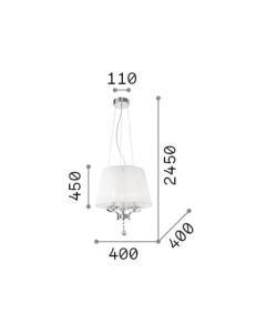 PEGASO SP3 BIANCO Ideal Lux 059235