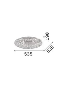 KING PL9 CROMO Ideal Lux 073255