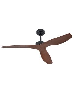 it-Lighting Trent - Fan in Black and wooden Color 102000685