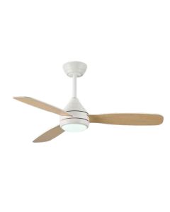 it-Lighting SIERRA Ανεμιστήρας Οροφής με LED 20W, DC Μοτέρ & Smart App - Λευκό/Ξύλο 102000810