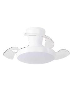 it-Lighting CLARK Ανεμιστήρας Οροφής με LED 24W, DC Μοτέρ & Smart App - Total White 102001110