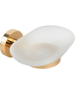 Σαπουνοθήκη Γυαλί Χρυσό Bronze Art Inox304 1030-20