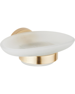 Σαπουνοθήκη Γυαλί Χρυσό Ματ Bronze Art Inox304 1030-G1