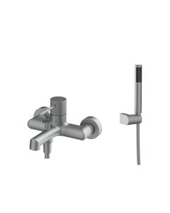 Orabella Terra Gun Metal Light - Single lever bath shower mixe 10309