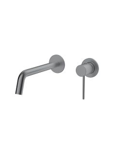 Orabella Preciosa Gun metal light - Μπαταρία νιπτήρος, εντοιχισμού 2 οπών 10365