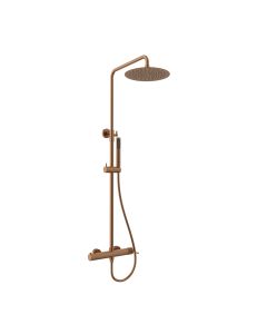 Orabella Preciosa Brushed rose gold - Στήλη ντουζ με στρόγγυλη κεφαλή Φ250 10390