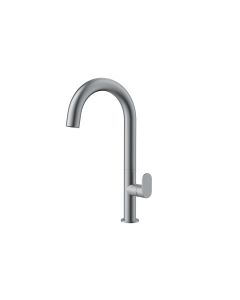 Orabella Oval Gun metal light Ψηλή - Μπαταρία νιπτήρος 10481