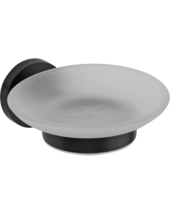 Σαπουνοθήκη Γυαλί Μαύρο Bronze Art Loft-500 1050-MM