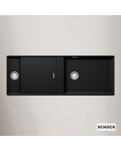 Νεροχύτης Κουζίνας Γρανίτη Prepstation Υποκαθήμενος 114x46 Schock Cristadur Puro Granite 81500U-1402