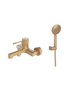 Orabella Terra Brushed gold - Μπαταρία λουτρού 144-10193