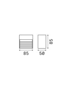 DOWN AP1 ANTRACITE Ideal Lux 122045