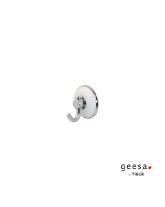 Άγκιστρο μπάνιου μονό ivy Geesa Chrome/White 1334630346-100300