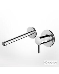 Μπαταρία Νιπτήρα Τοίχου Tonda Eurorama Chrome 145904-100