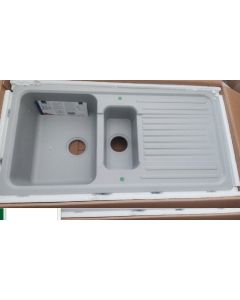 ΝΕΡΟΧΥΤΗΣ ΓΡΑΝΙΤΕΝΙΟΣ 150 SILVER 97X51 ΓΙΑ ΕΡΜΑΡΙΟ 60ΕΚ. - CARRON 150-1440