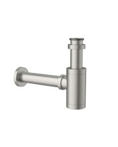 L Shaped Brushed nickel - Σιφώνι νιπτήρος 15229