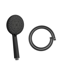 Shower Set - Τηλέφωνο 3 θέσεων και σπιράλ τηλεφώνου black matt 15258