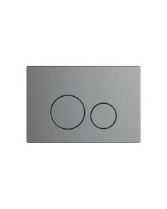 S line - Πλακέτα για εντοιχ. καζανάκι Gun metal light 15320