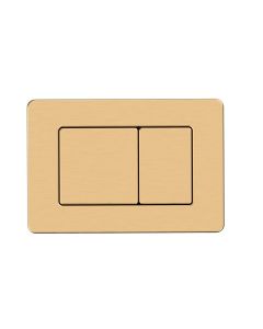 D line - Πλακέτα για εντοιχ. καζανάκι Brushed gold 15329