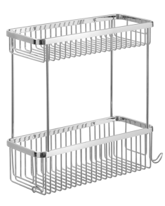 Σπογγοθήκη Διπλή Χρώμιο Bronze Art Σπογγοθήκες 1698-10-2