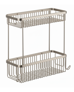 Σπογγοθήκη Διπλή Ματ Inox Bronze Art Σπογγοθήκες 1698-11-2