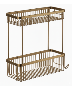 Σπογγοθήκη Διπλή Αντικέ Bronze Art Σπογγοθήκες 1698-41-2