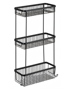 Τριπλή Γωνιακή Σπογγοθήκη Μαύρο Bronze Art Σπογγοθήκες 1698-MM-3