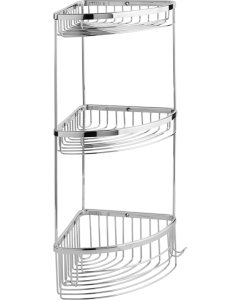 Σπογγοθήκη Γωνιακή Χρώμιο Bronze Art Σπογγοθήκες 1699-10-3H