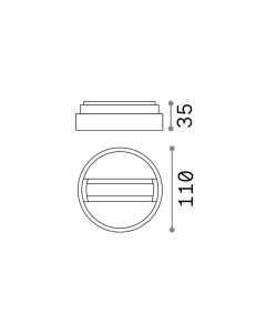 LINK 3-PHASE SINGLE CONNECTION ON-OFF WH Ideal Lux 170145