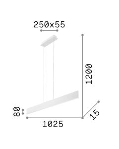 DESK SP1 NERO Ideal Lux 173245