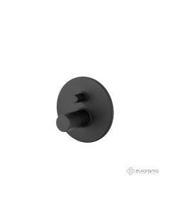 Μίκτης Εντοιχισμού 2 Εξόδων Res-Pro Eurorama Black Matt 175030-400