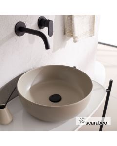 Νιπτήρας Πορσελάνης Glam Φ33 Scarabeo Sand 1808-510