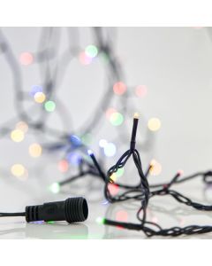 ΣΕΙΡΑ, 300 LED 3mm, 31V ΜΕΤΑΣΧΗΜΑΤΙΣΤΗ, 4 ΕΠΕΚΤΑΣΕΙΣ ΕΩΣ 3 ΣET, ΠΡΑΣΙΝΟ PVC ΚΑΛΩΔΙΟ, ΧΡΩΜΑΤΙΣΤΟ LED ΑΝΑ 10cm, ΠΡΟΕΚΤΑΣΗ ΠΑΡΟΧΗΣ 3m, IP44 Eurolamp 600-15449