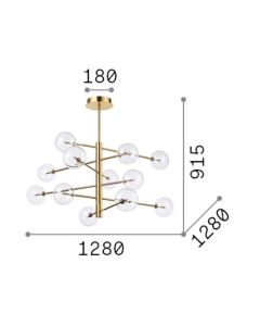 EQUINOXE SP12 OTTONE Ideal Lux 200125