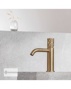 Μπαταρία Νιπτήρα με Βαλβίδα Clic-Clac Eletta Chester Eurorama Bronze Brushed 168309-221