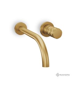 Μπαταρία Νιπτήρα Τοίχου Eletta Chester Eurorama Brushed Gold 168954-201