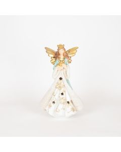 ΑΓΓΕΛΟΣ ΜΕ ΧΡΥΣΟ ΑΣΤΕΡΑΚΙ, 29.5cm Eurolamp 600-46493