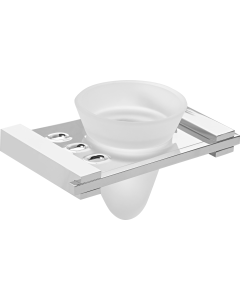 Ποτηροθήκη Γυαλί Χρώμιο Bronze Art San Remo 20M3-10