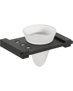 Ποτηροθήκη Γυαλί Μαύρο Bronze Art San Remo 20M3-MM