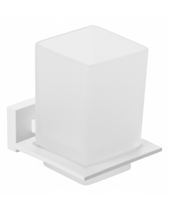 Ποτηροθήκη Γυαλί Λευκό Bronze Art Lugano 20X6-AA