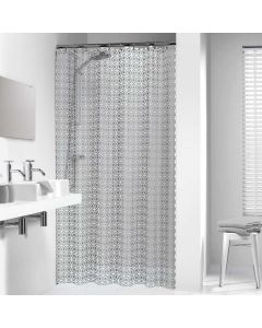 Hammam 180x200 silver κουρτίνα μπάνιου πλαστική Sealskin  210861318