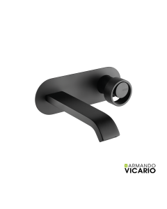 Μπαταρία Νιπτήρα Τοίχου Halo Vicario Black Matt 515045-400