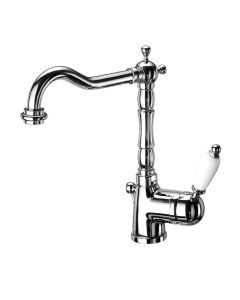 Μπαταρία Νιπτήρα Ρετρό Υψηλή Χρωμέ Gaboli Fratelli Parentesi 2150