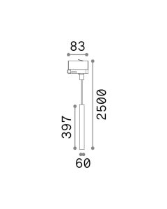 LOOK TRACK BIANCO Ideal Lux 231662