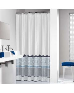 Marrakech 180x200 blue κουρτίνα μπάνιου υφασμάτινη Sealskin  235281324