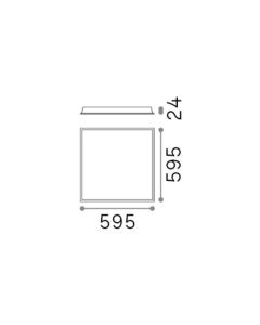 LED PANEL FI CRI80 3000K Ideal Lux 249711