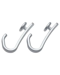 Easy roll hooks 12 pcs grey κρίκοι κουρτίνας μπάνιου Sealskin  251160205